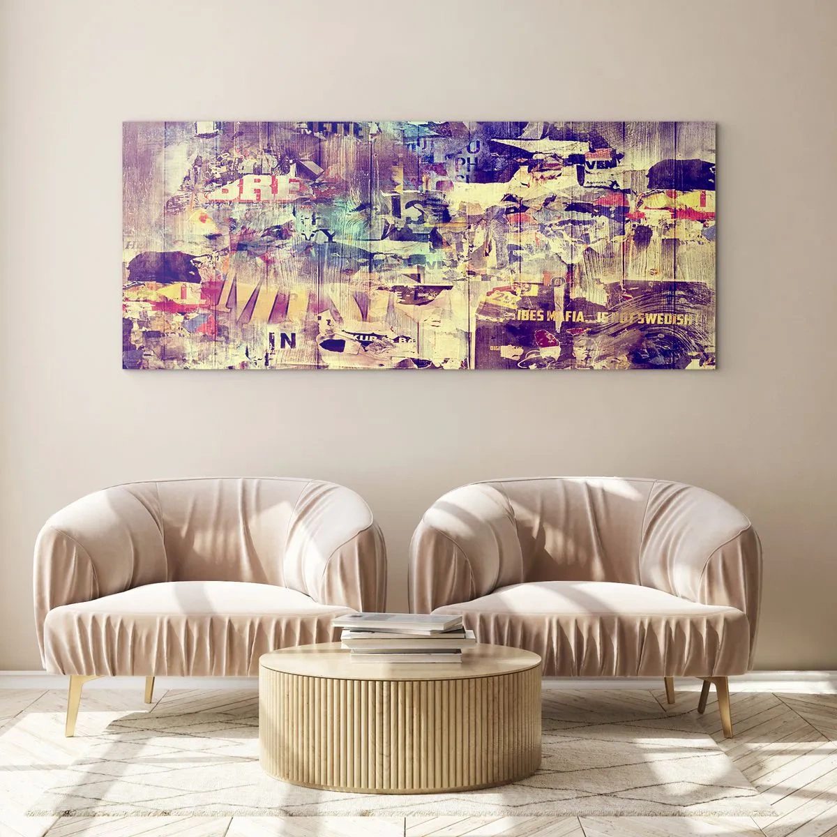 Quadro em vidro - E isso é tudo o que resta - 140x50 cm