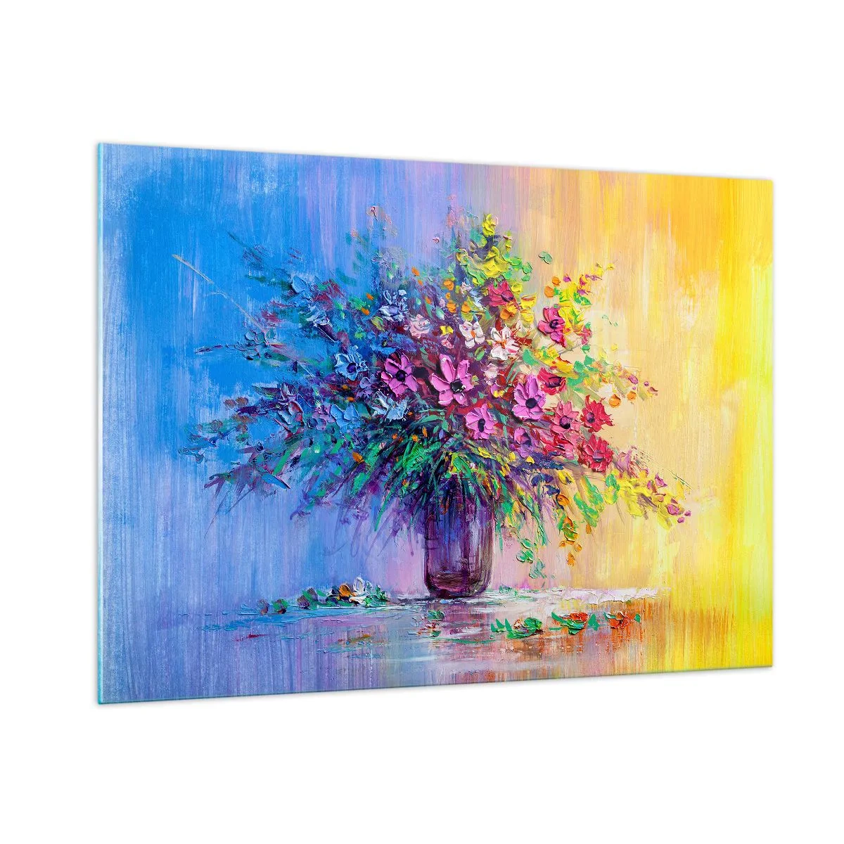 Quadro em vidro - Fruto de um prado  - 100x70 cm