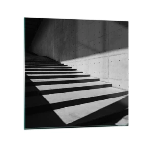 Quadro em vidro - A beleza crua do modernismo - 70x70 cm