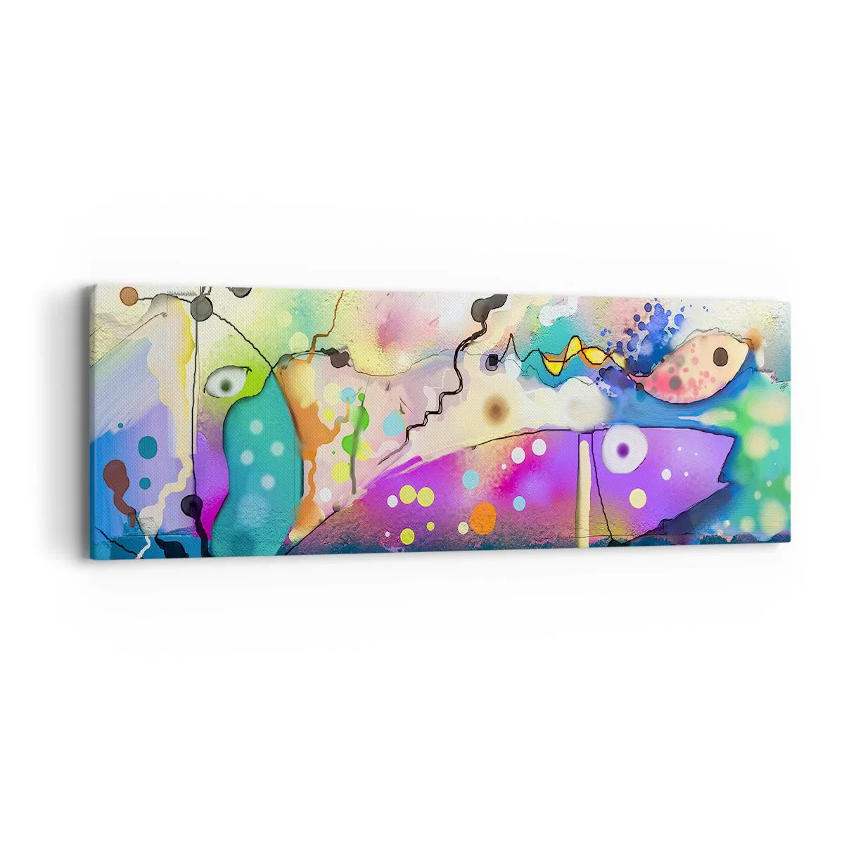Quadro em tela - Sem palavras! - 90x30 cm