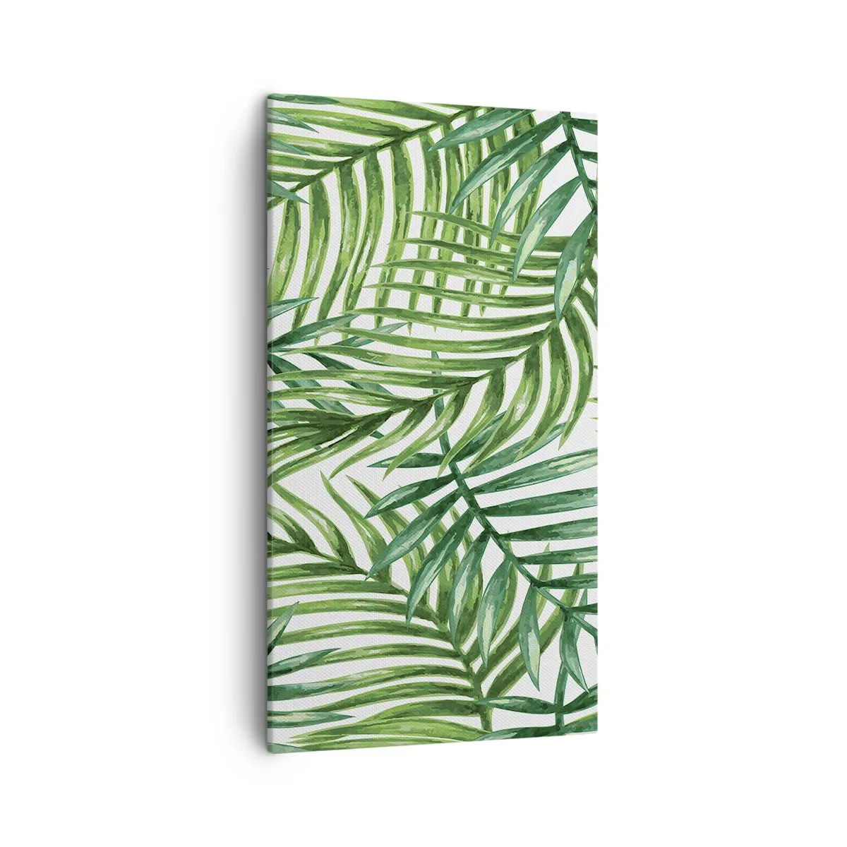 Quadro em tela - Sob as folhas verdes - 45x80 cm