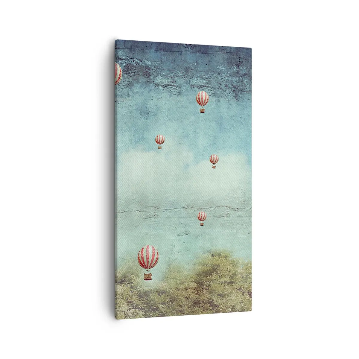 Quadro em tela - Livres da azáfama da vida - 55x100 cm