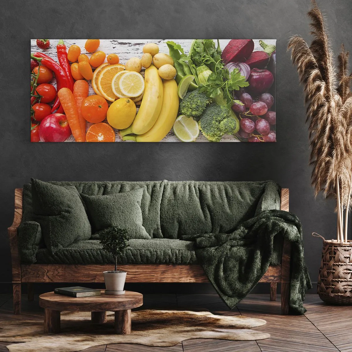 Quadro em tela - Não é suficiente? - 100x40 cm
