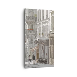 Quadro em tela - Alegrias urbanas - 55x100 cm