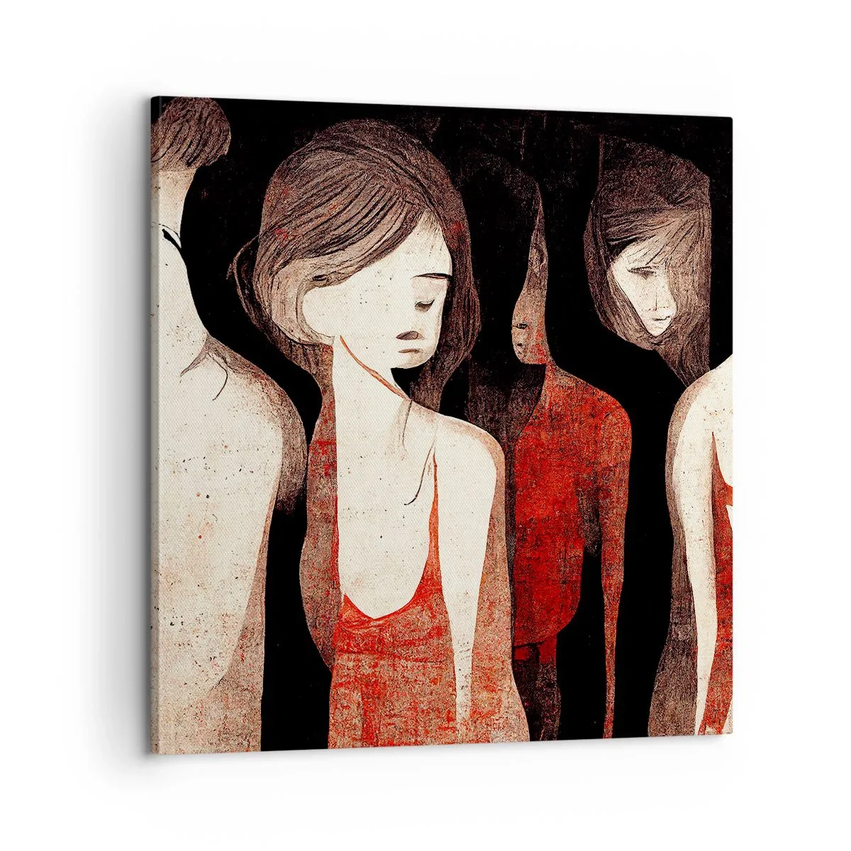 Quadro em tela - Madonas das trevas - 60x60 cm