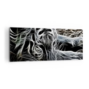 Quadro em tela - Um estudo da leveza do gato - 120x50 cm