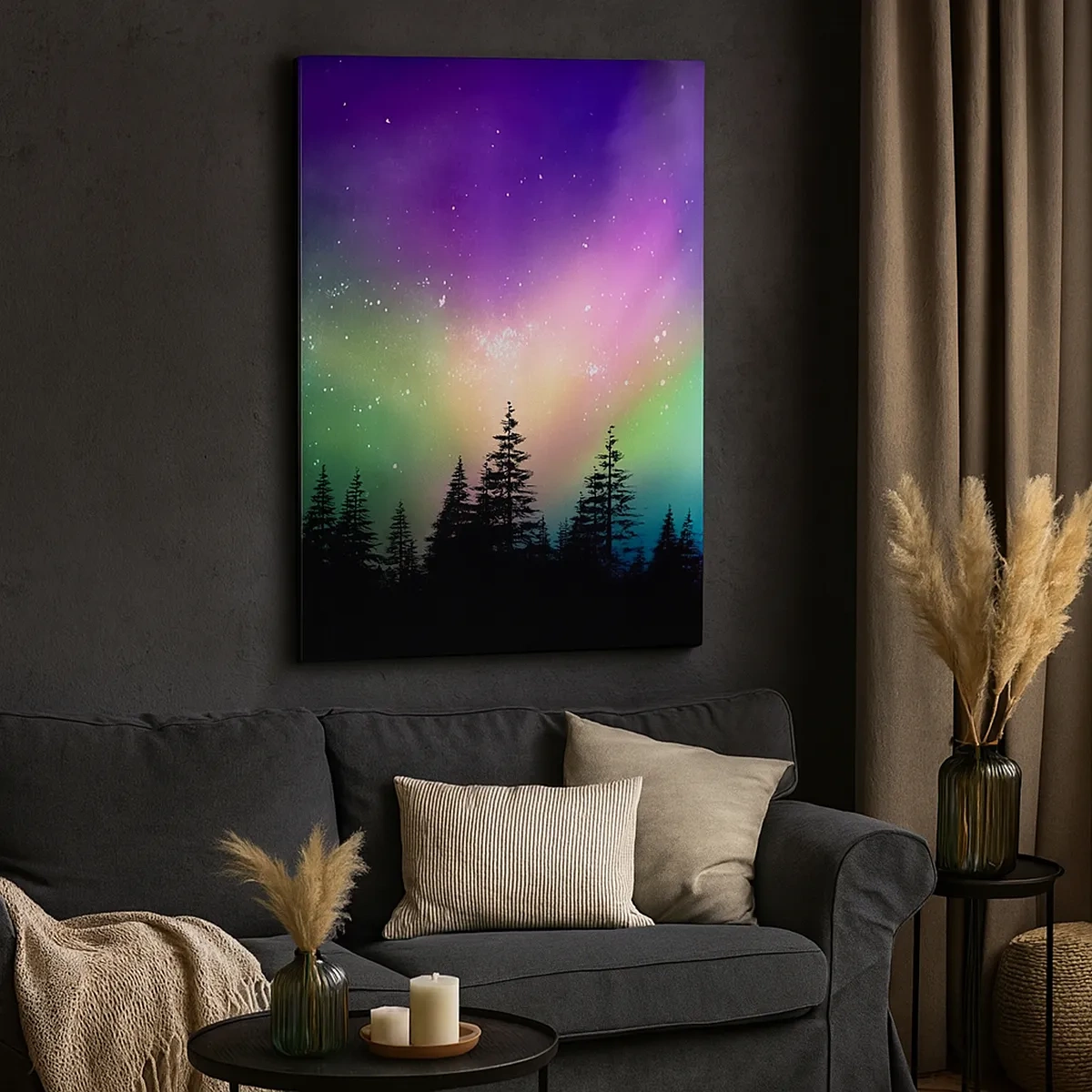 Quadro em tela - Magia branca - 50x70 cm