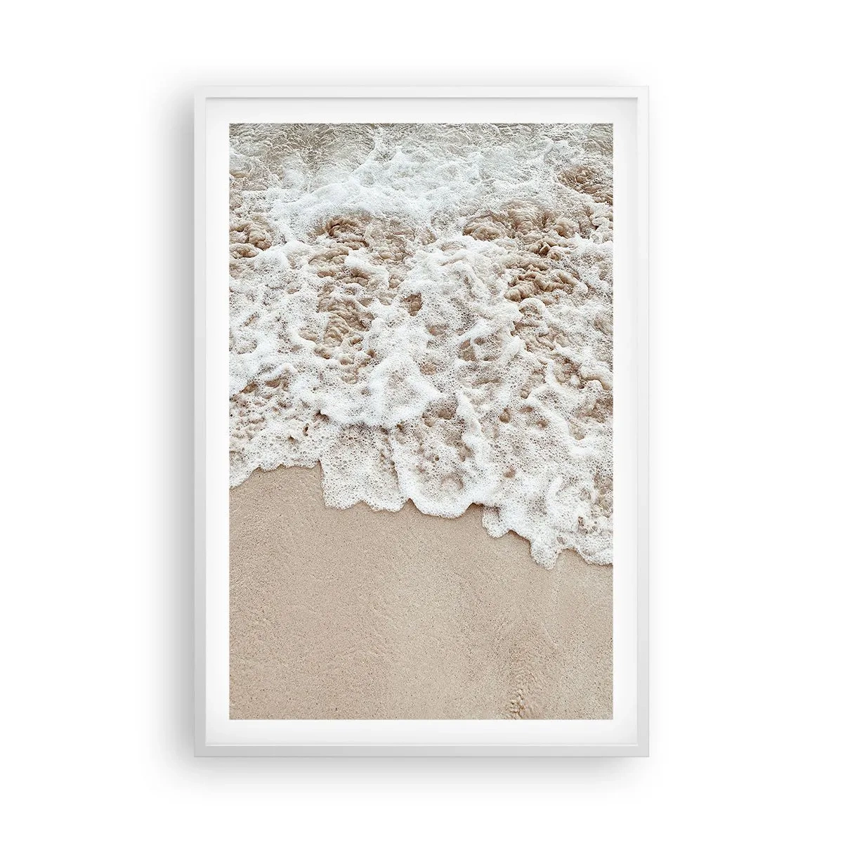 Pôster em moldura branca - Volto logo - 61x91 cm