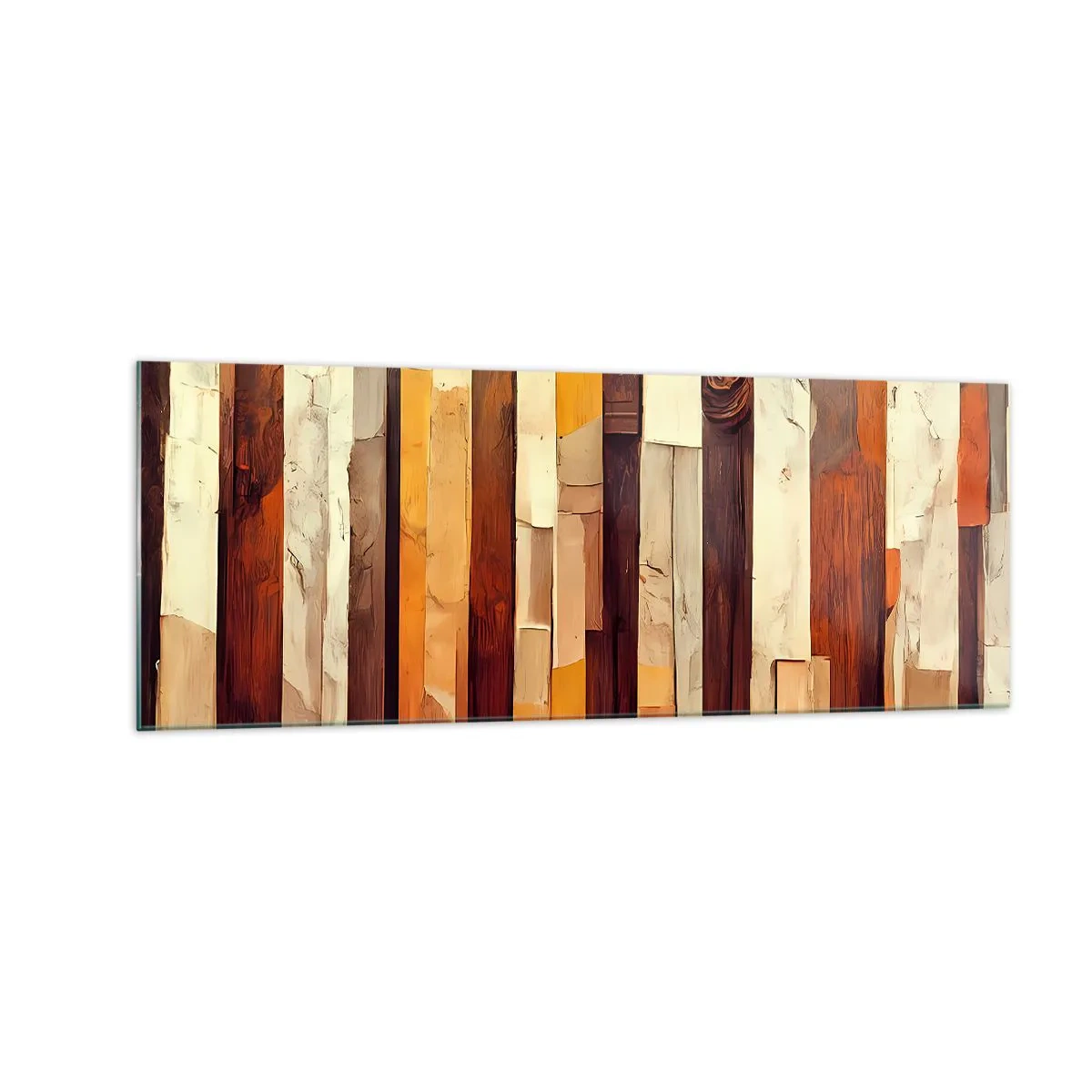 Quadro em vidro - Hino das árvores da floresta - 140x50 cm