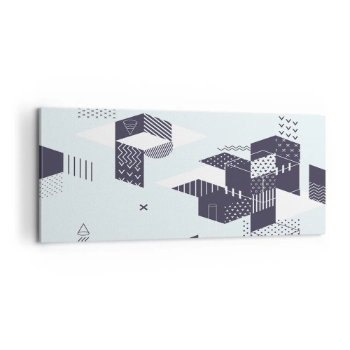 Quadro em tela - Na alma de um matemático - 100x40 cm