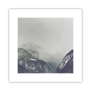 Pôster - Vale nebuloso - 30x30 cm