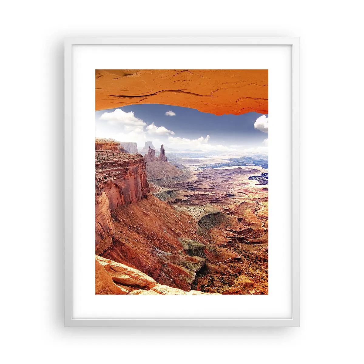 Pôster em moldura branca - Esculpido pela própria natureza - 40x50 cm