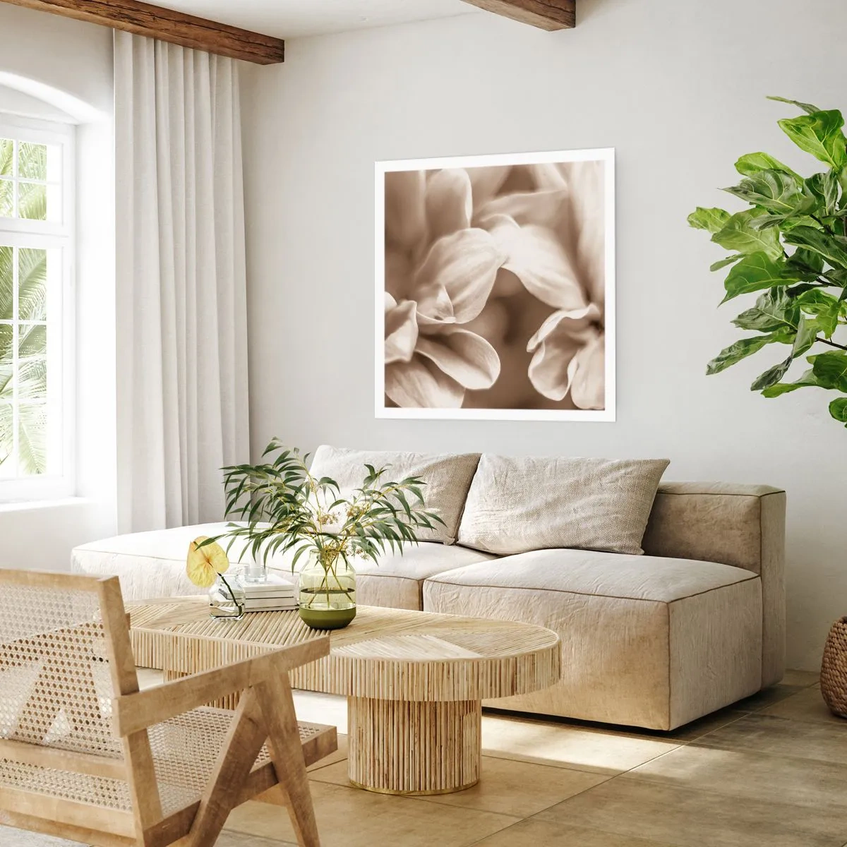 Pôster - Gentil como um sorriso - 50x50 cm