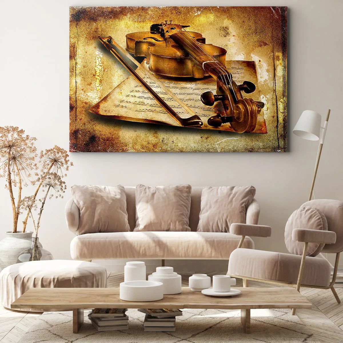 Quadro em tela - Precisa-se de virtuoso - 100x70 cm