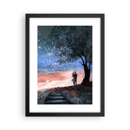 Pôster com moldura preta - Espetáculo estrelado - 30x40 cm