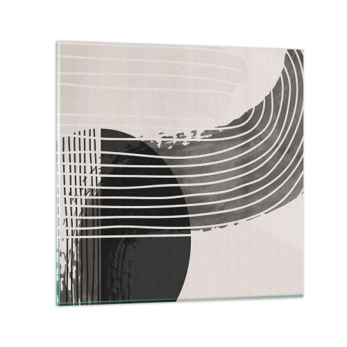 Quadro em vidro - Ida e volta - 30x30 cm