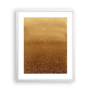 Pôster em moldura branca - O nascimento da luz - 40x50 cm