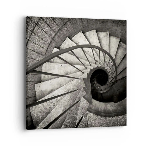Quadro em tela - Suba as escadas, desça as escadas - 30x30 cm