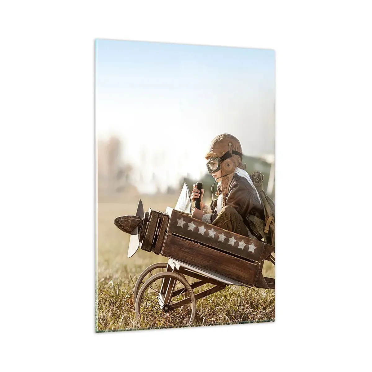 Quadro em vidro - O início rumo a um sonho - 80x120 cm