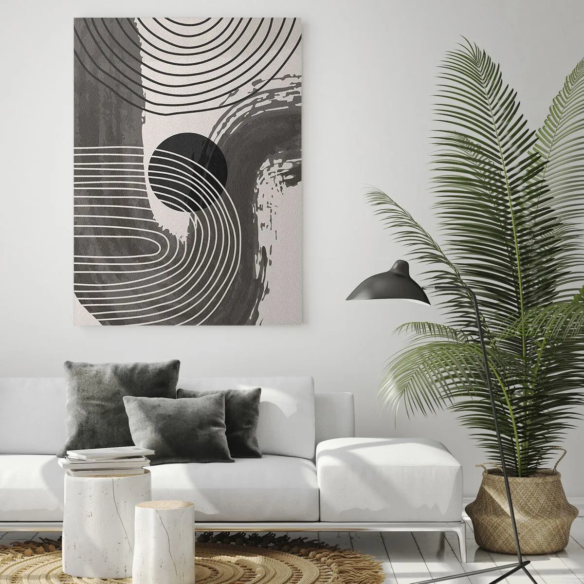 Quadro em vidro - O oval vence - 50x70 cm