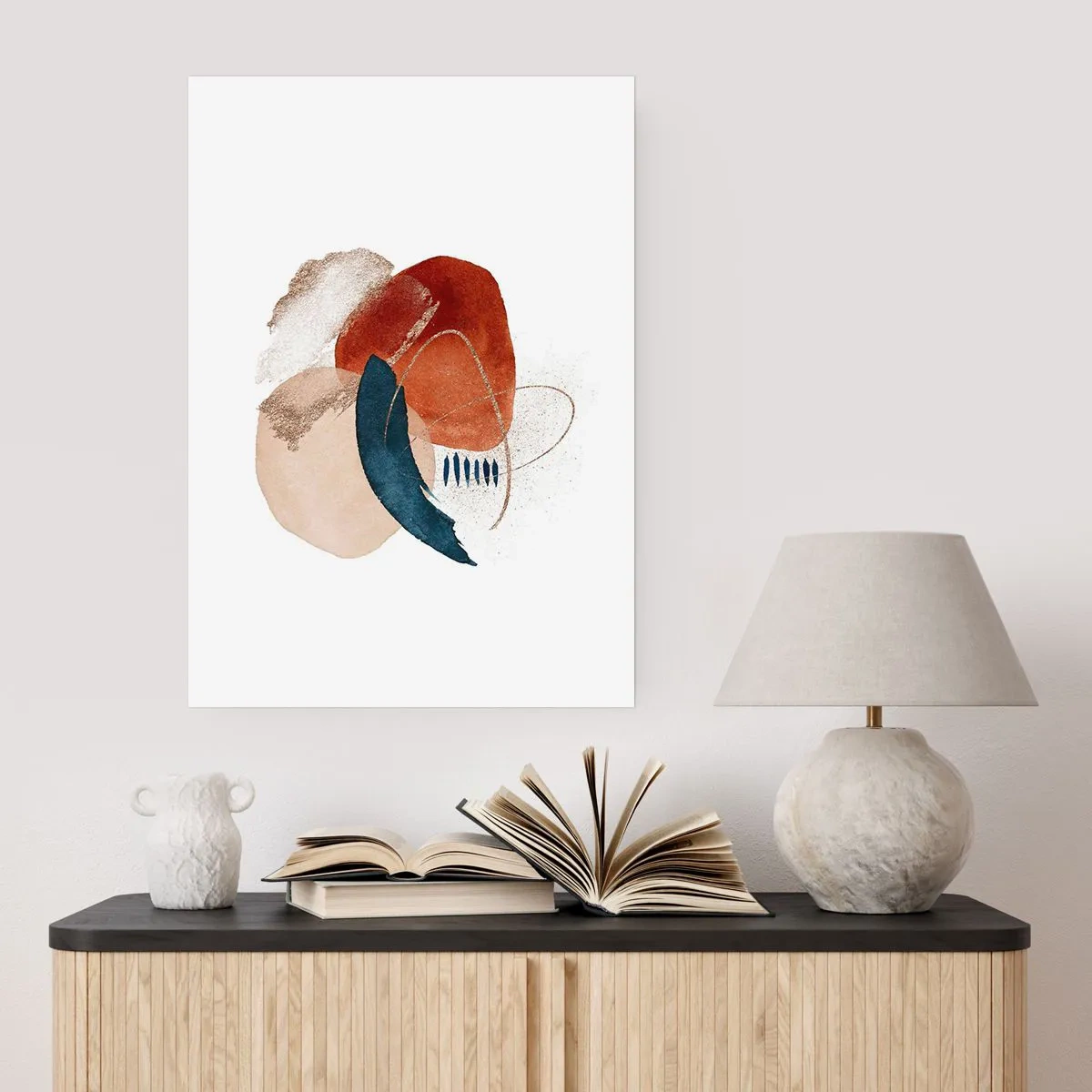 Pôster - Composição oval - 30x40 cm