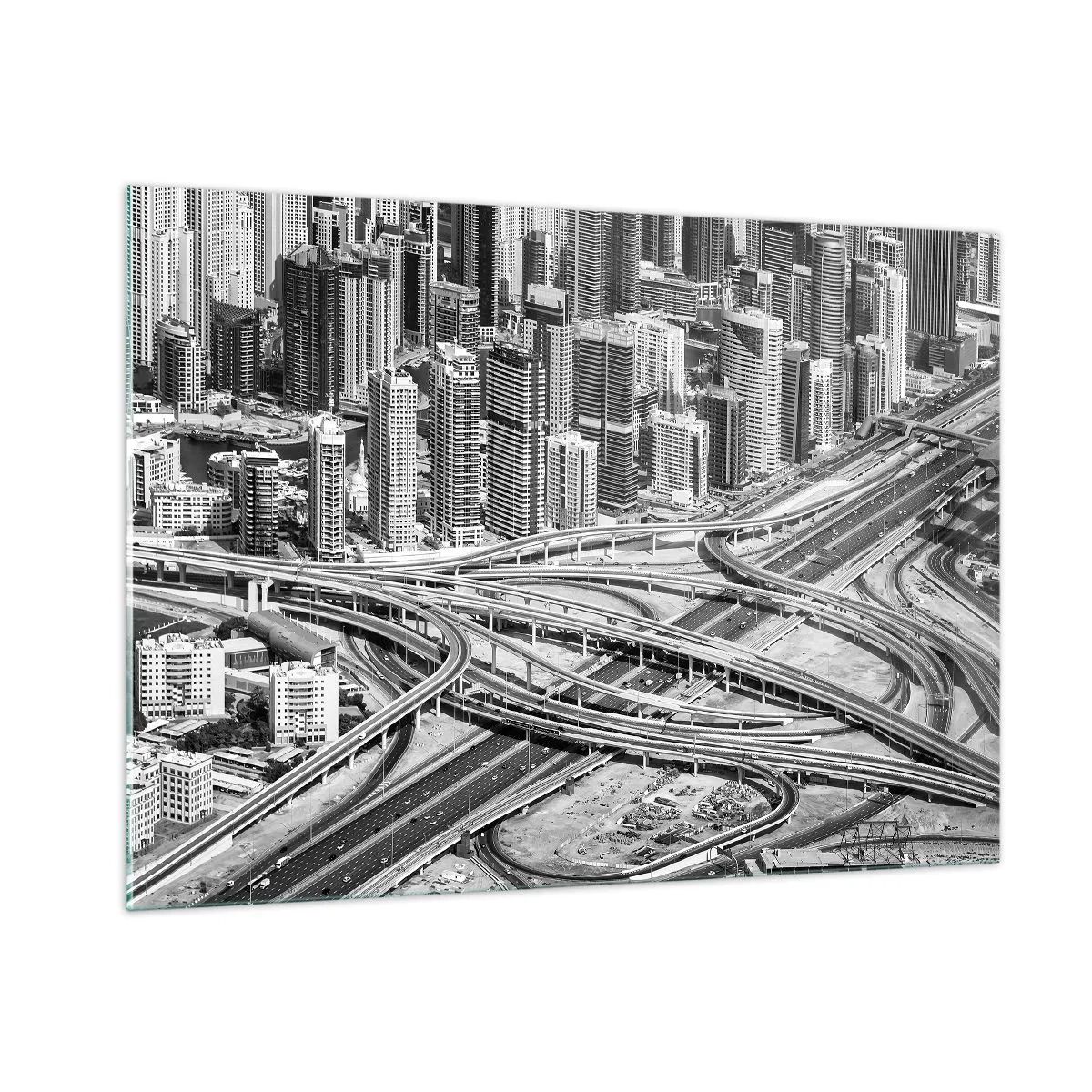 Quadro em vidro - Dubai – uma cidade impossível - 100x70 cm