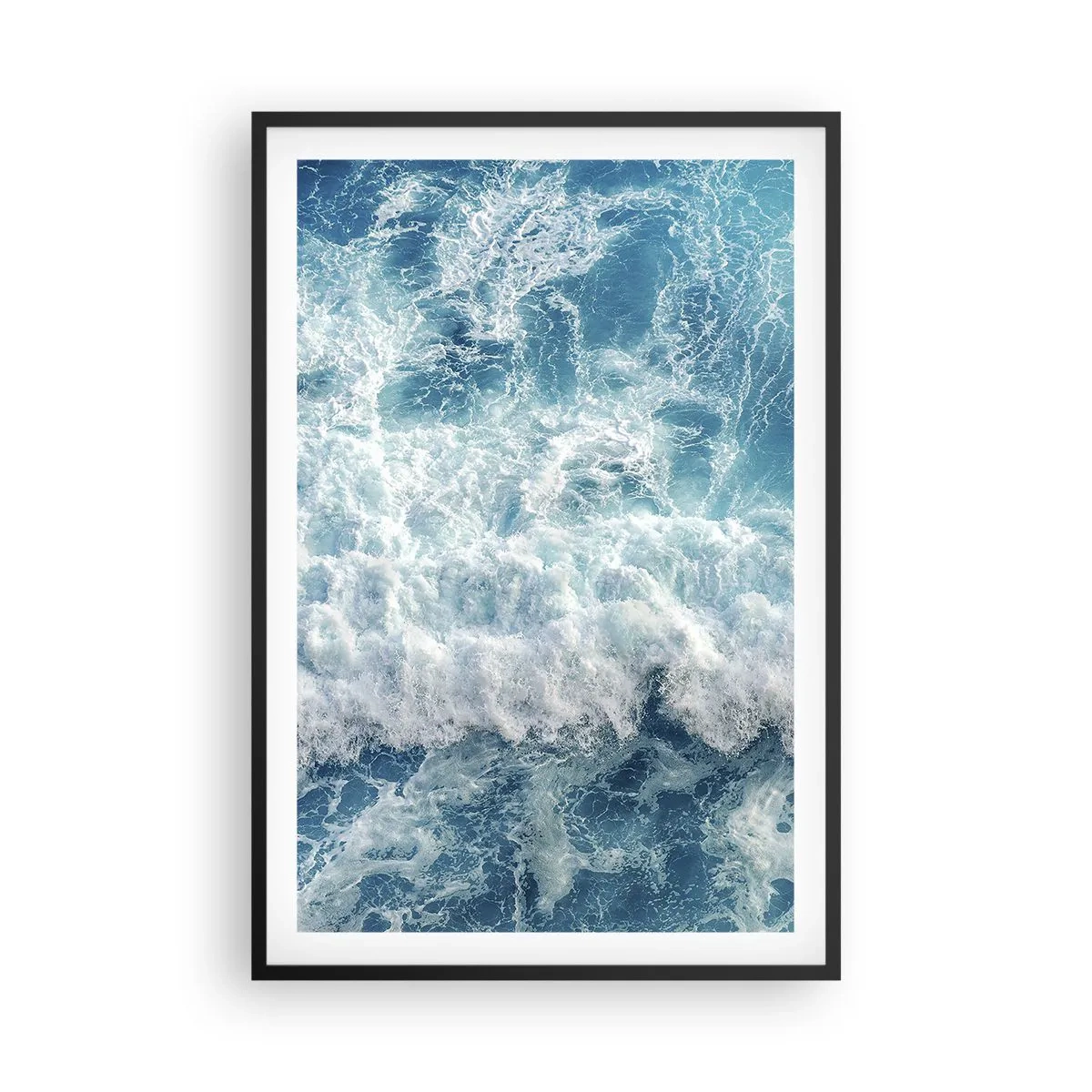 Pôster com moldura preta - Alegremente e aos saltos - 61x91 cm