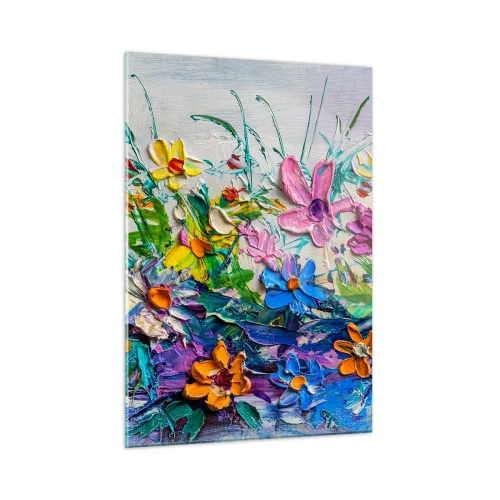 Quadro em vidro - Não é de todo natureza morta - 50x70 cm
