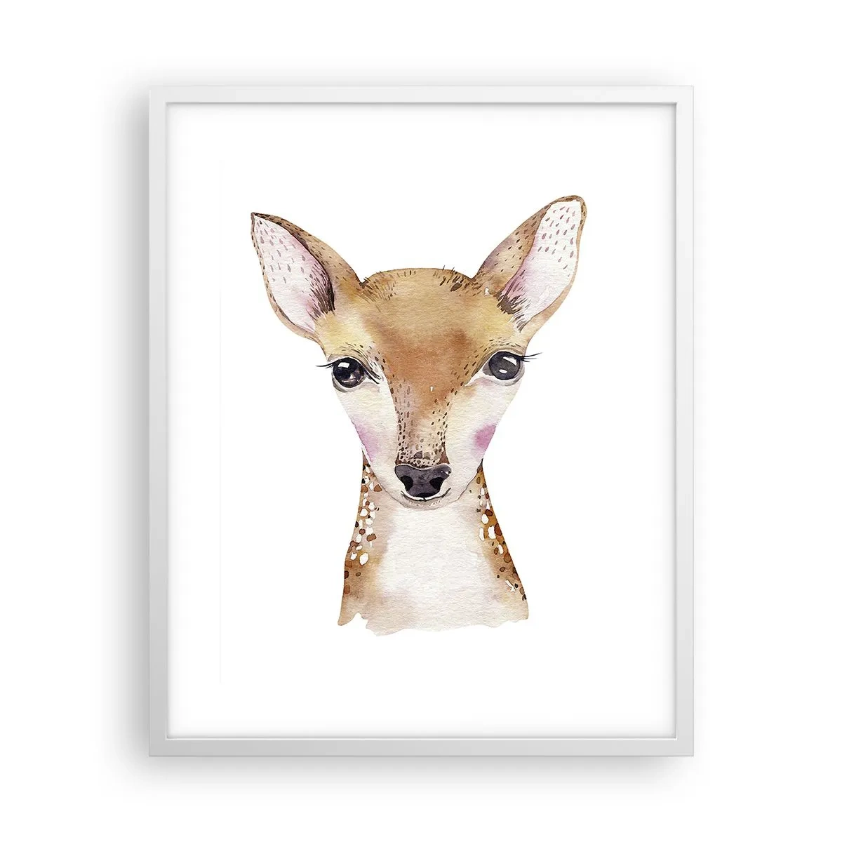 Pôster em moldura branca - A Natureza da Inocência - 40x50 cm