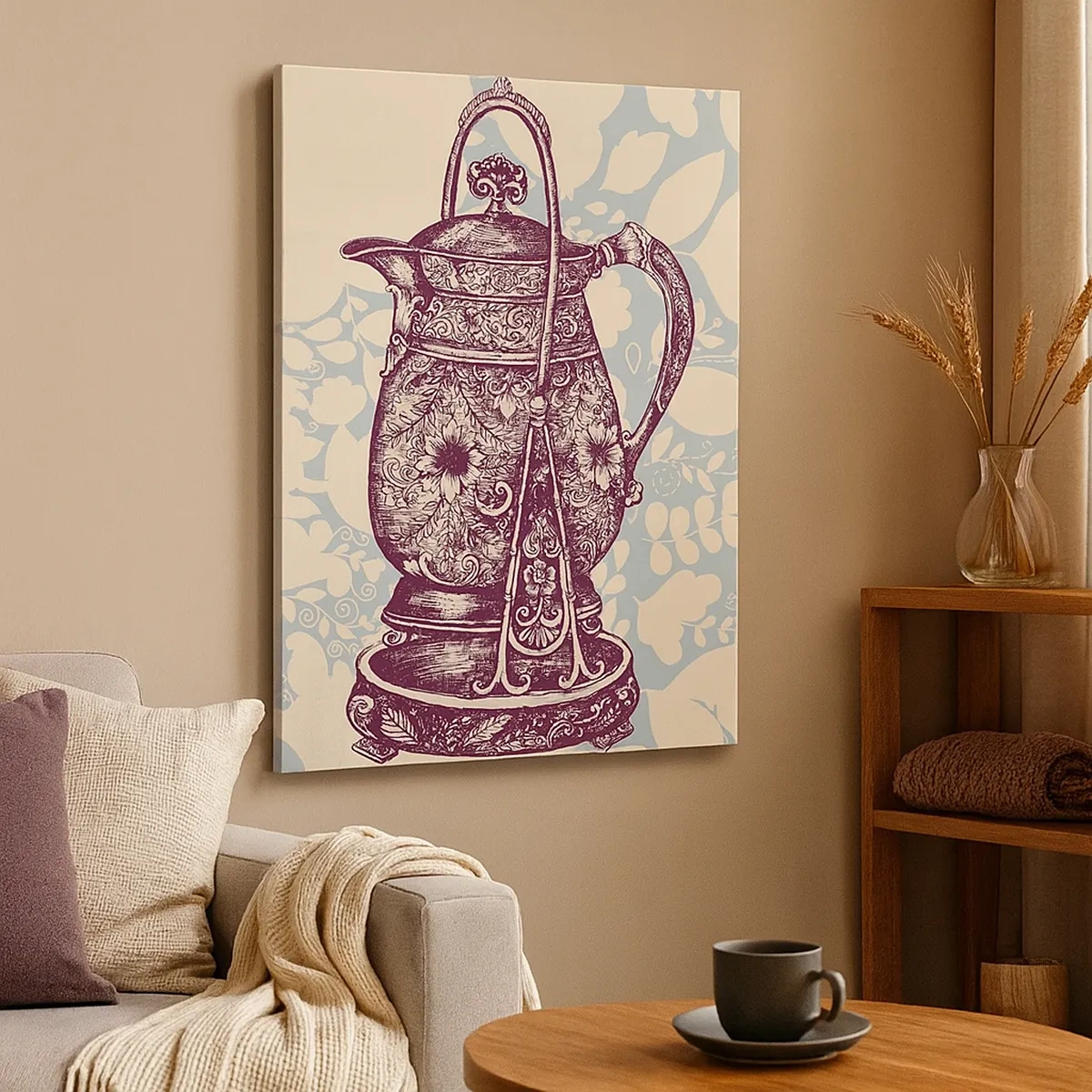 Quadro em tela - A beleza da vida cotidiana - 50x70 cm