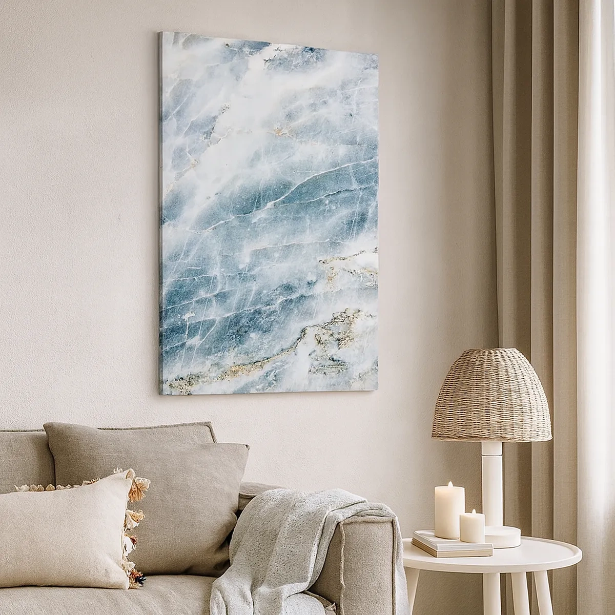 Quadro em tela - O mundo do Gelo - 50x70 cm