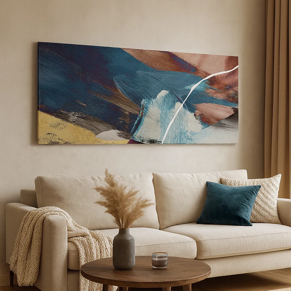 Quadro em tela - Com elegância e energia - 30x30 cm