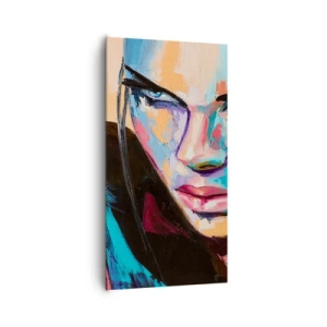 Quadro em tela - Coração selvagem - 65x120 cm