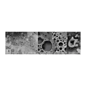 Amostra de papel de parede Premium Sand - Como uma paisagem lunar - Composição, Pedaço, Gráficos - 100x30 cm