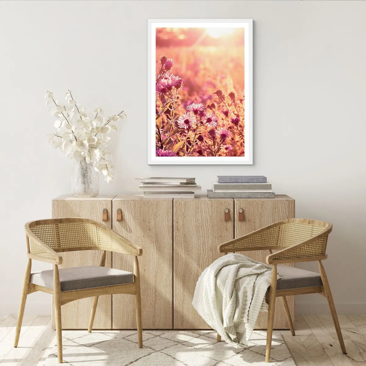 Pôster em moldura branca - Antes do verão acabar - 61x91 cm