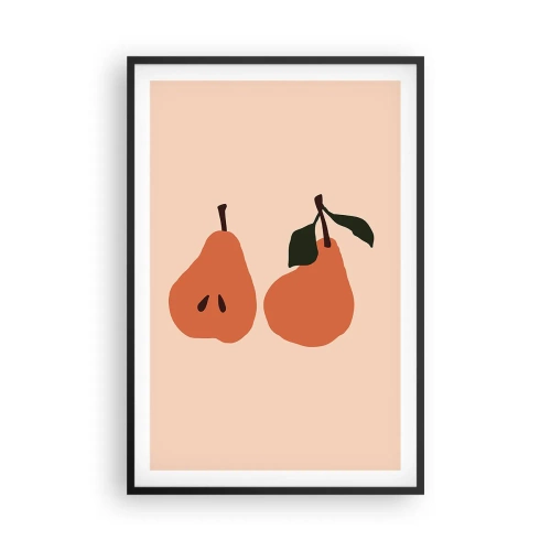 Pôster com moldura preta - A própria doçura - 61x91 cm