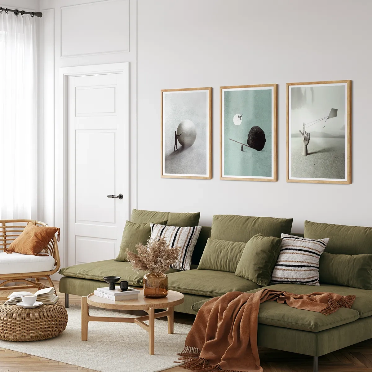 Hang in there - Inspiração para a sala