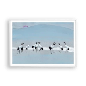 Pôster em moldura branca - Depois de um dia quente - 100x70 cm