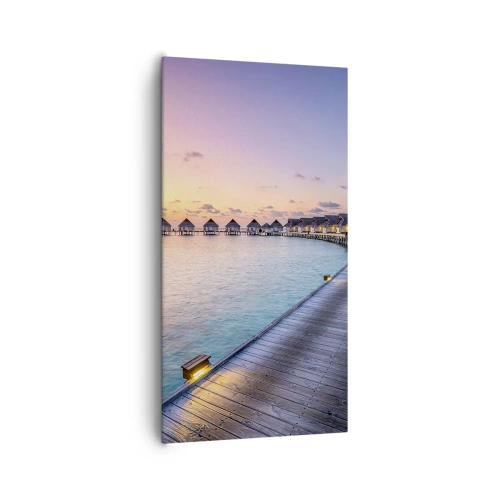 Quadro em tela - Férias - de volta às fontes - 65x120 cm