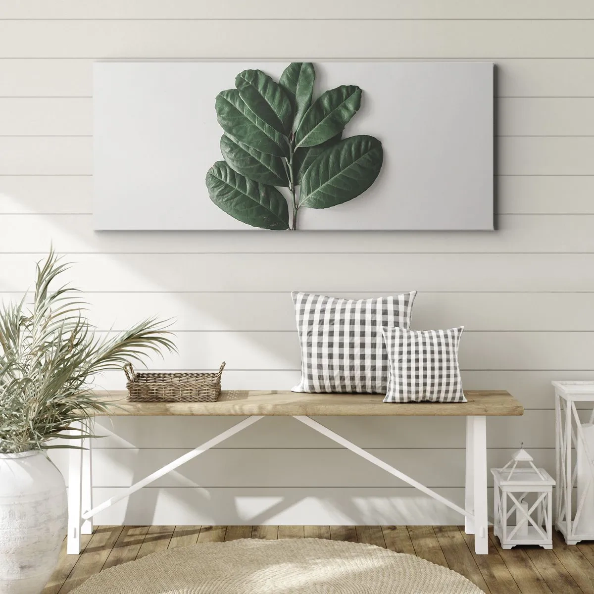 Quadro em tela - Desenho da própria natureza - 120x50 cm