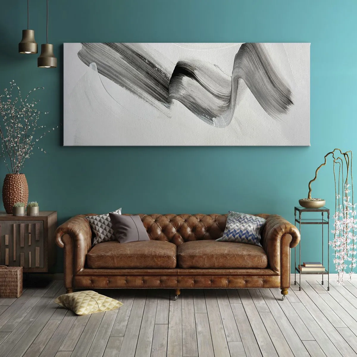 Quadro em tela - Casualmente para se divertir - 100x40 cm