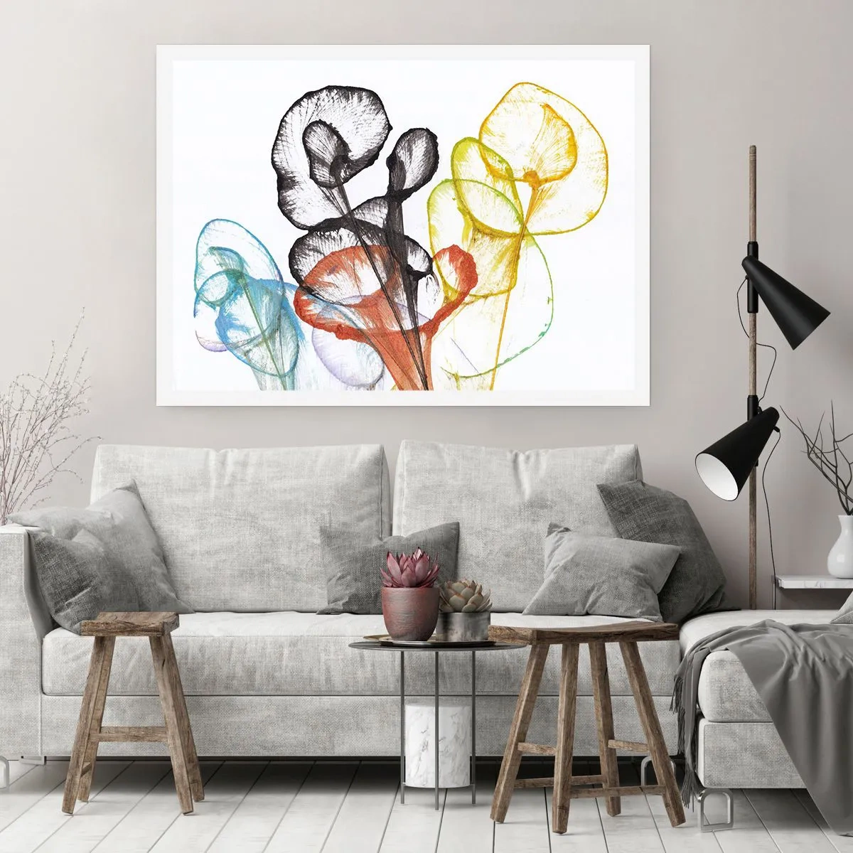 Pôster - Flores com alma - 91x61 cm