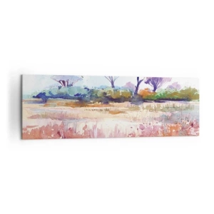 Quadro em tela - Cores da savana - 160x50 cm