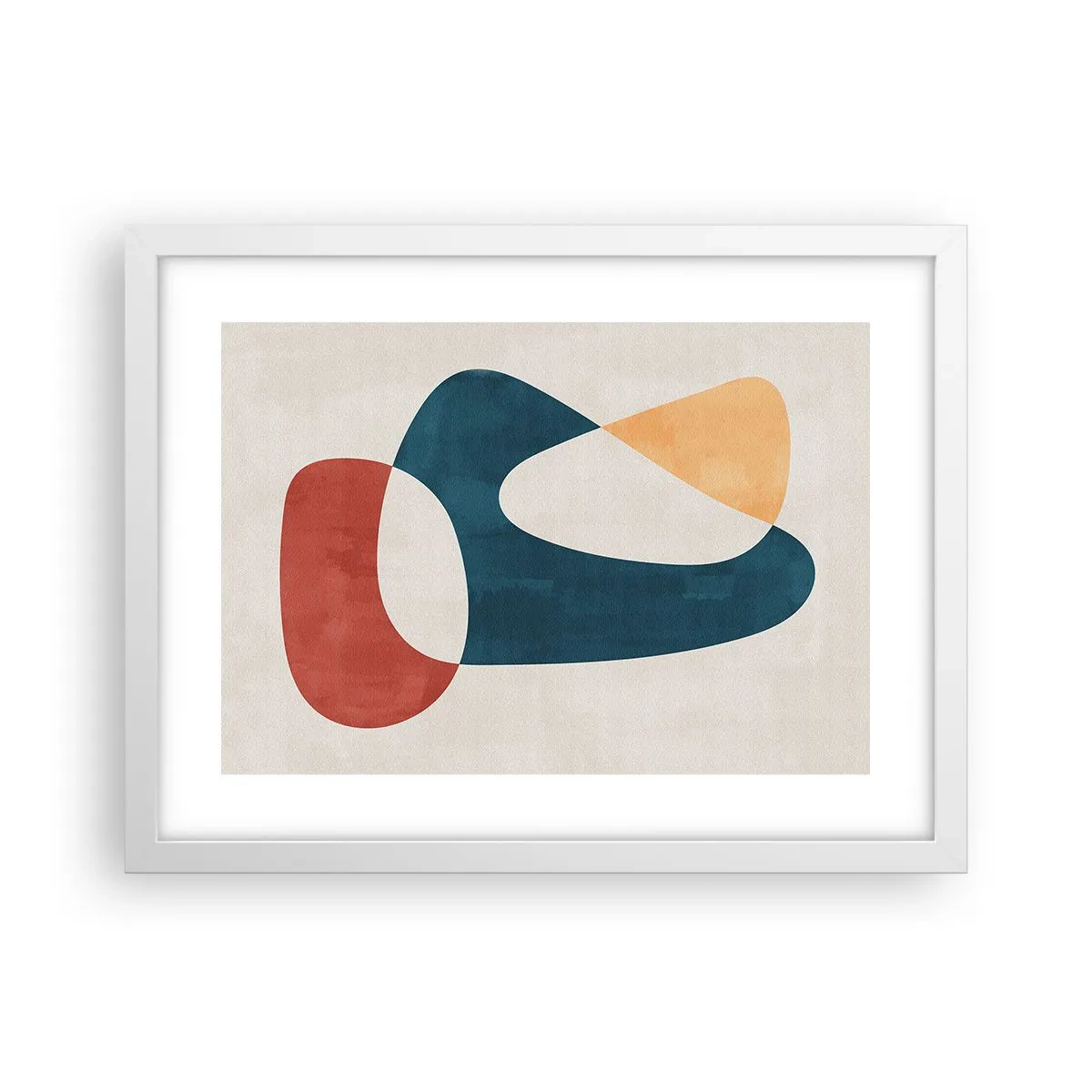 Pôster em moldura branca - Influências e metamorfoses - 40x30 cm