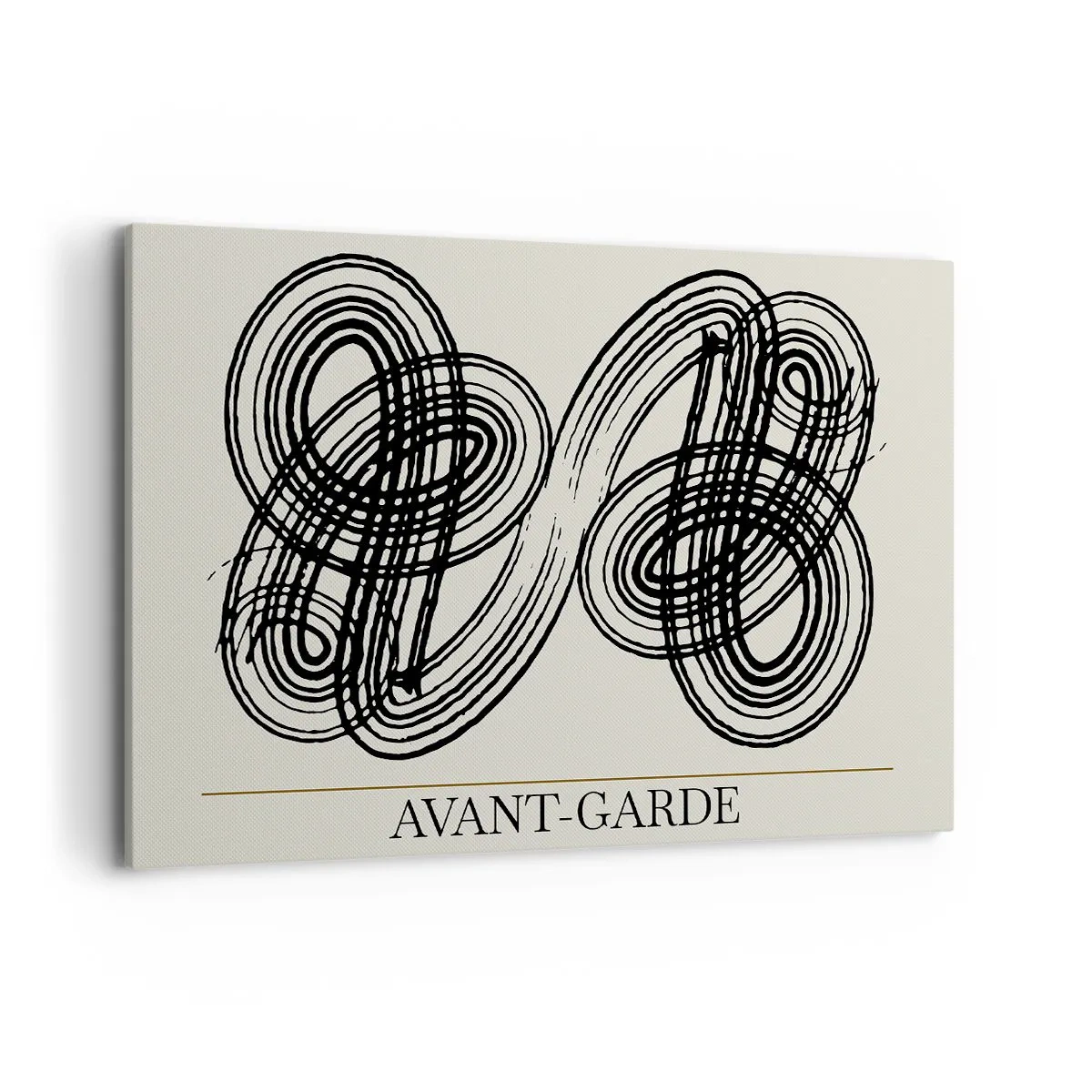 Quadro em tela - Saiu espontaneamente - 120x80 cm