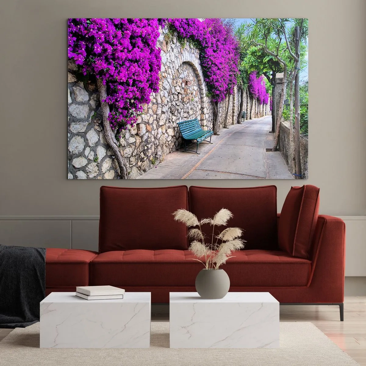 Quadro em vidro - Vamos encontrar-nos o mais depressa possível - 100x70 cm