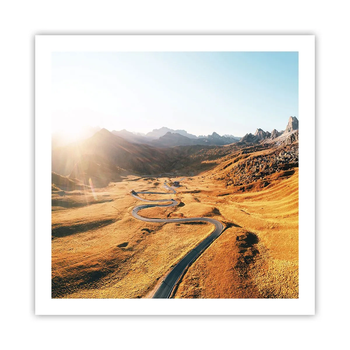 Pôster - No Vale Dourado - 60x60 cm