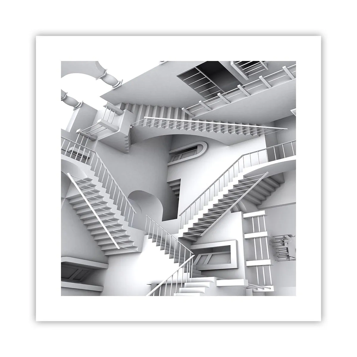 Pôster - Paradoxos do espaço - 40x40 cm