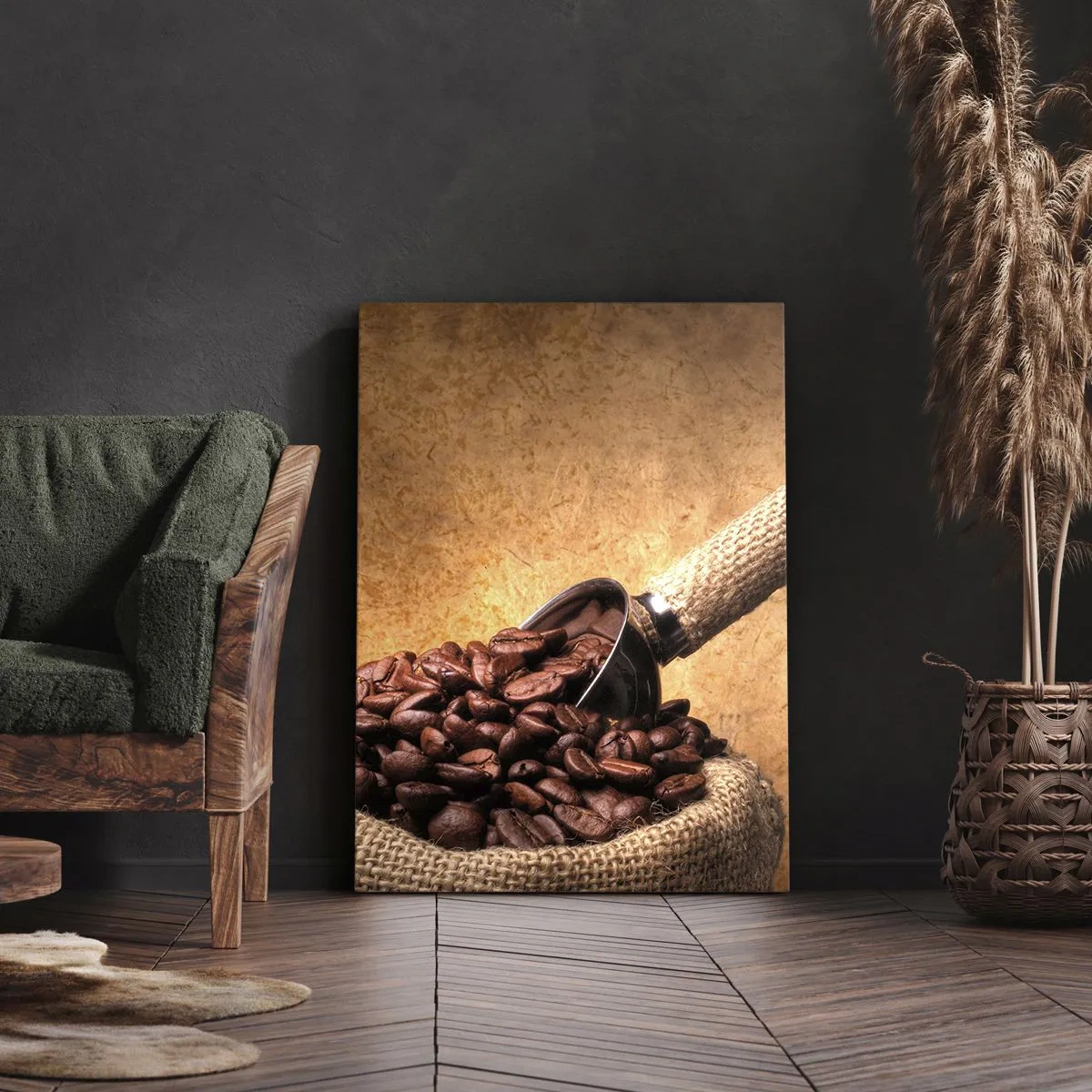 Quadro em tela - Na fonte do sabor - 50x70 cm
