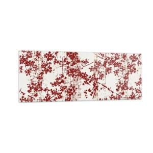 Quadro em vidro - Como chita antiga - 140x50 cm